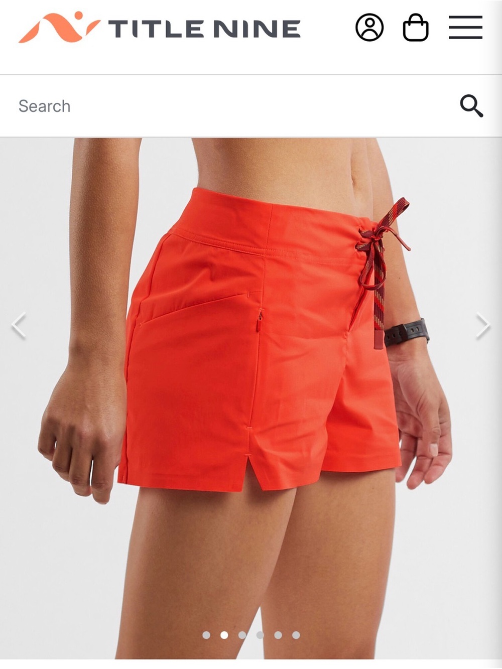 Title Nine 4” Incrediboardie swim shorts woman